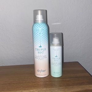 Drybar Triple Sec 3-in-1 finishing spray (full size and travel size)